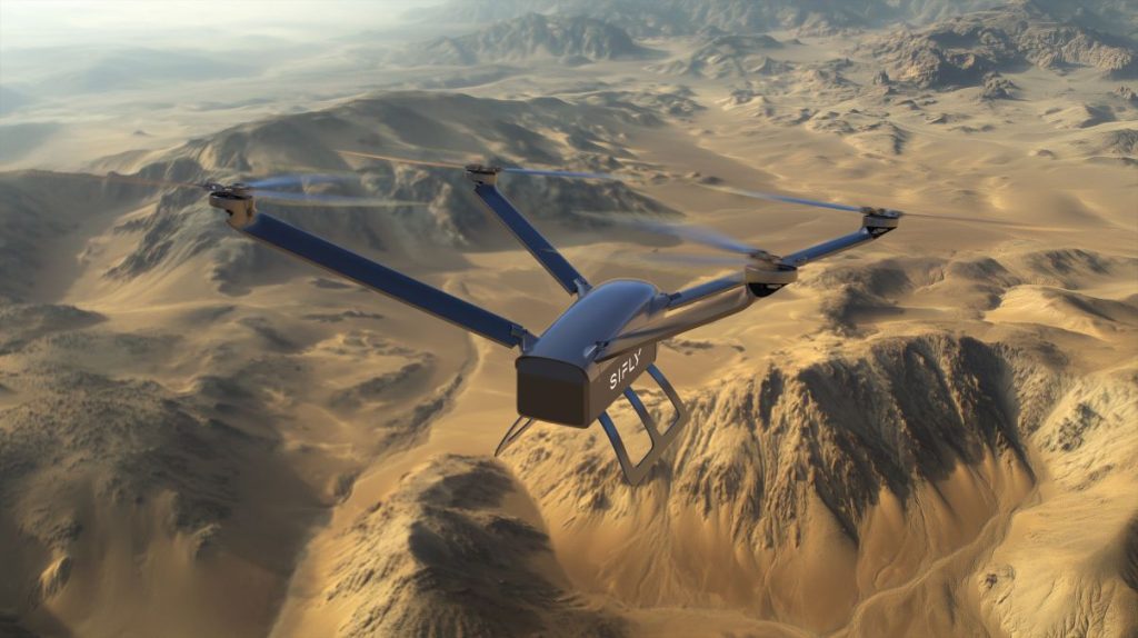 SiFly Q12 long endurance commercial multirotor drone